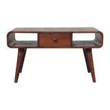 Artisan Furniture Curved Honey Caramel Coffee Table - Artisan Furniture