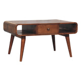 Artisan Furniture Curved Honey Caramel Coffee Table - Artisan Furniture