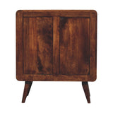 Curved California Walnut Chest