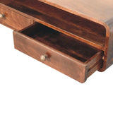 Floating California Walnut Open Console - Artisan Furniture - Flyclothing LLC
