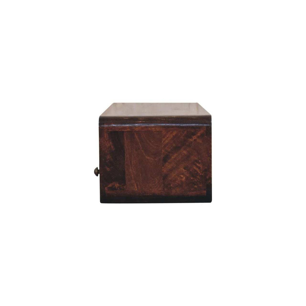 Floating California Walnut Open Console - Artisan Furniture - Flyclothing LLC