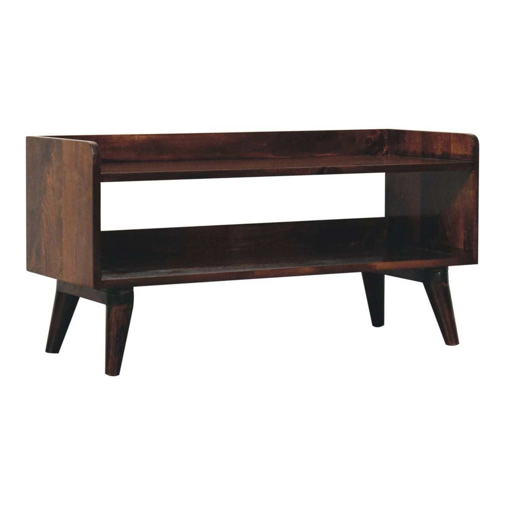 Artisan Furniture California Walnut Nordic Storage Bench - Artisan Furniture - Flyclothing LLC