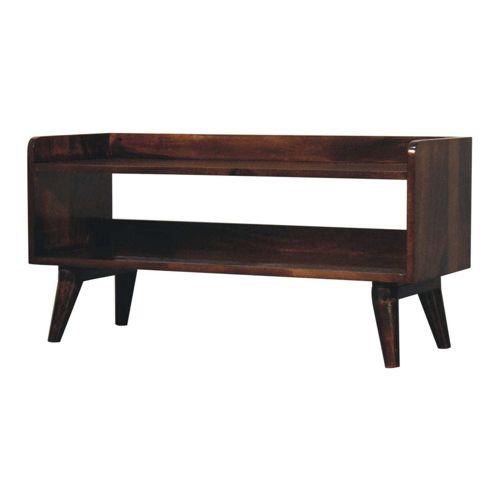Artisan Furniture California Walnut Nordic Storage Bench - Artisan Furniture - Flyclothing LLC