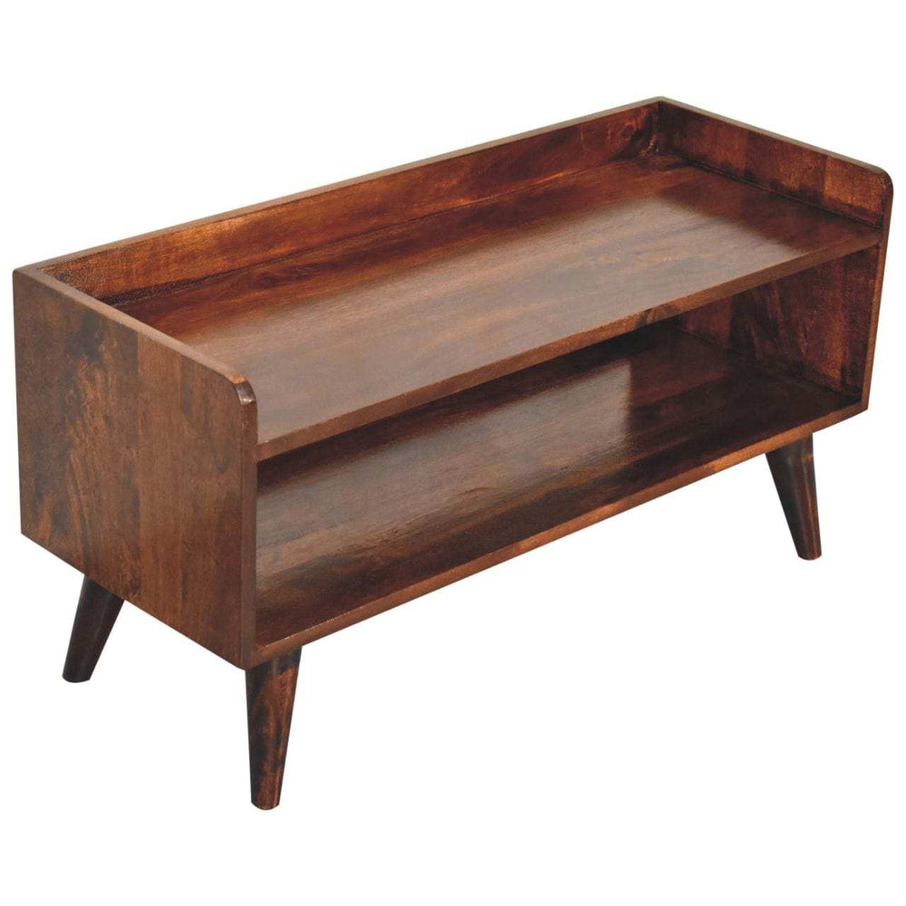 Artisan Furniture California Walnut Nordic Storage Bench - Artisan Furniture - Flyclothing LLC