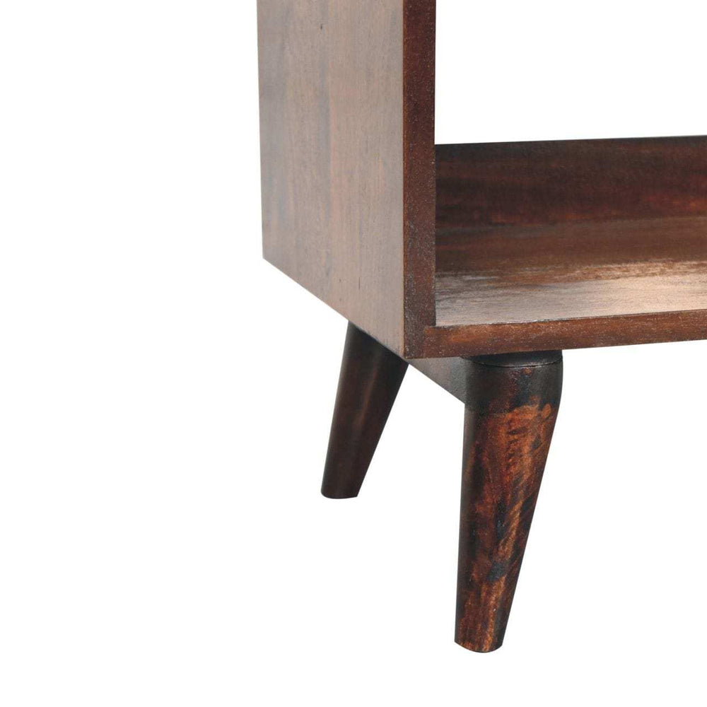 Artisan Furniture California Walnut bench with mud linen seat pad - Artisan Furniture - Flyclothing LLC