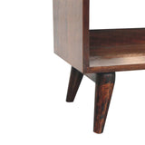 Artisan Furniture California Walnut bench with mud linen seat pad - Artisan Furniture - Flyclothing LLC