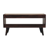 Artisan Furniture California Walnut bench with mud linen seat pad - Artisan Furniture - Flyclothing LLC