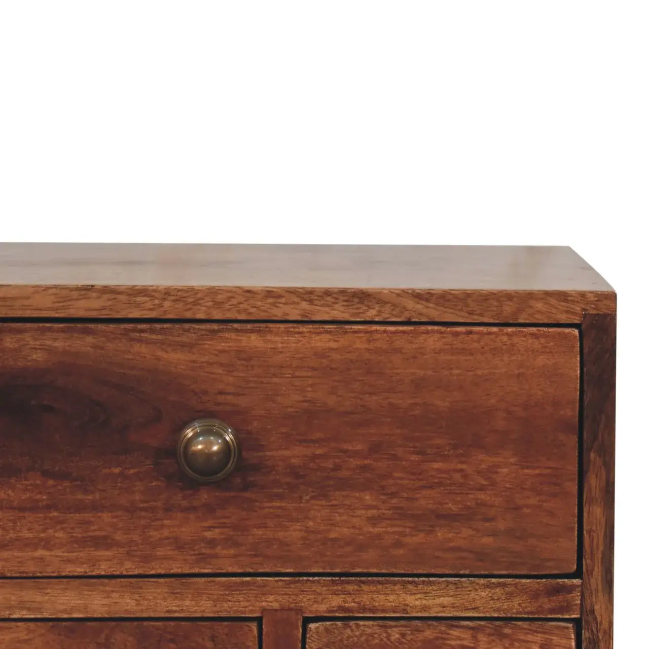 Artisan Furniture Honey Caramel Nordic Style 4 Drawer Multi Bedside - Artisan Furniture - Flyclothing LLC