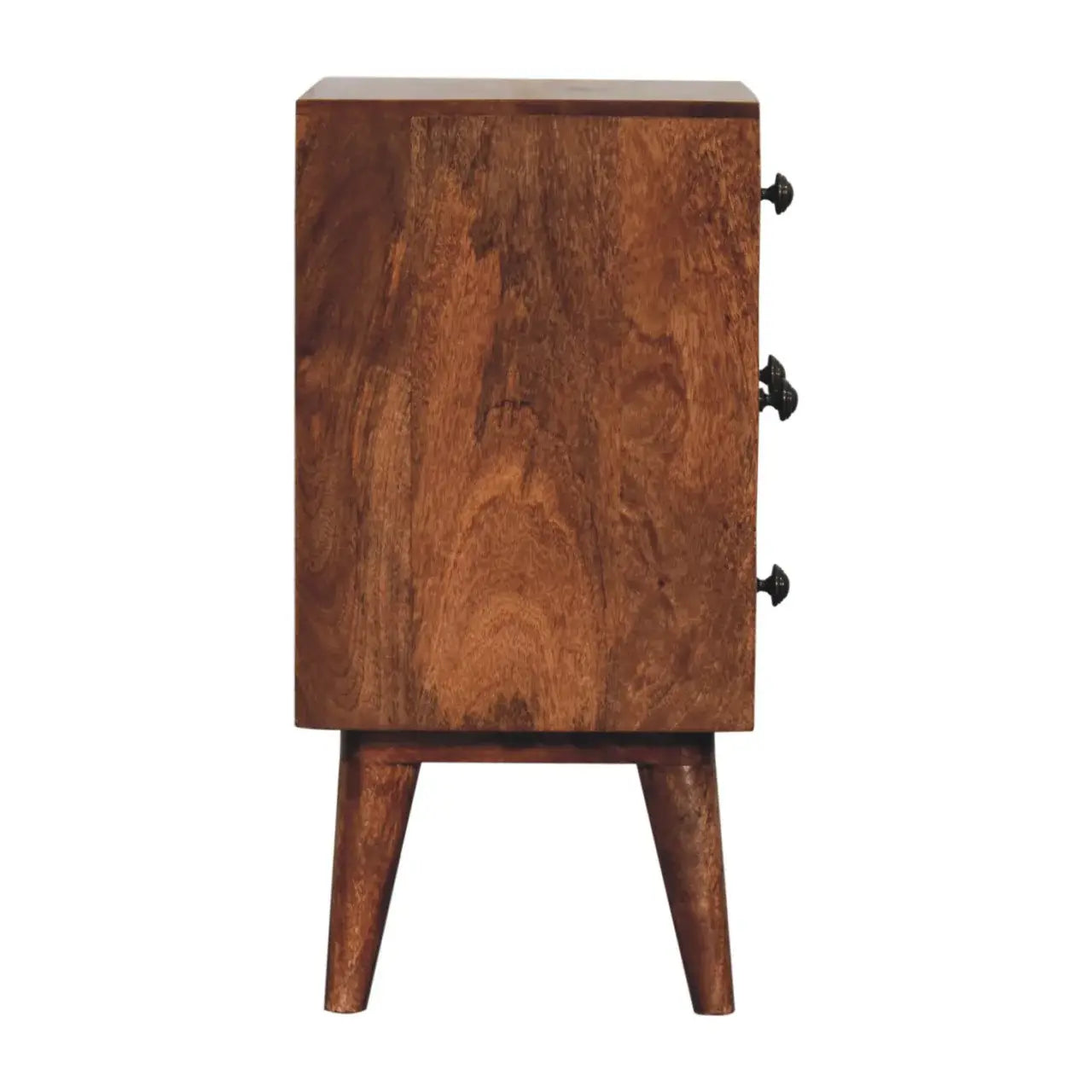 Artisan Furniture Honey Caramel Nordic Style 4 Drawer Multi Bedside - Artisan Furniture - Flyclothing LLC