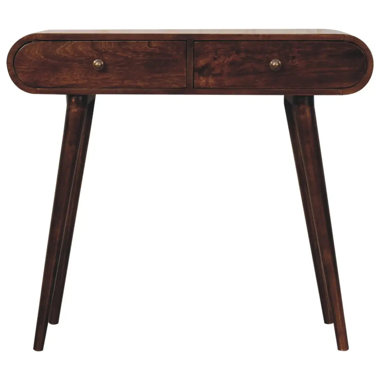 Artisan Furniture California Walnut Curved Edge Console Table - Artisan Furniture - Flyclothing LLC