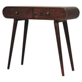 Artisan Furniture California Walnut Curved Edge Console Table - Artisan Furniture - Flyclothing LLC