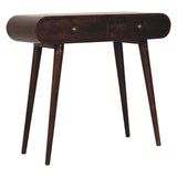 Artisan Furniture California Walnut Curved Edge Console Table - Artisan Furniture - Flyclothing LLC
