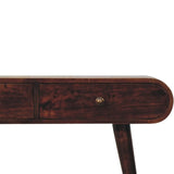 Artisan Furniture California Walnut Curved Edge Console Table - Artisan Furniture - Flyclothing LLC