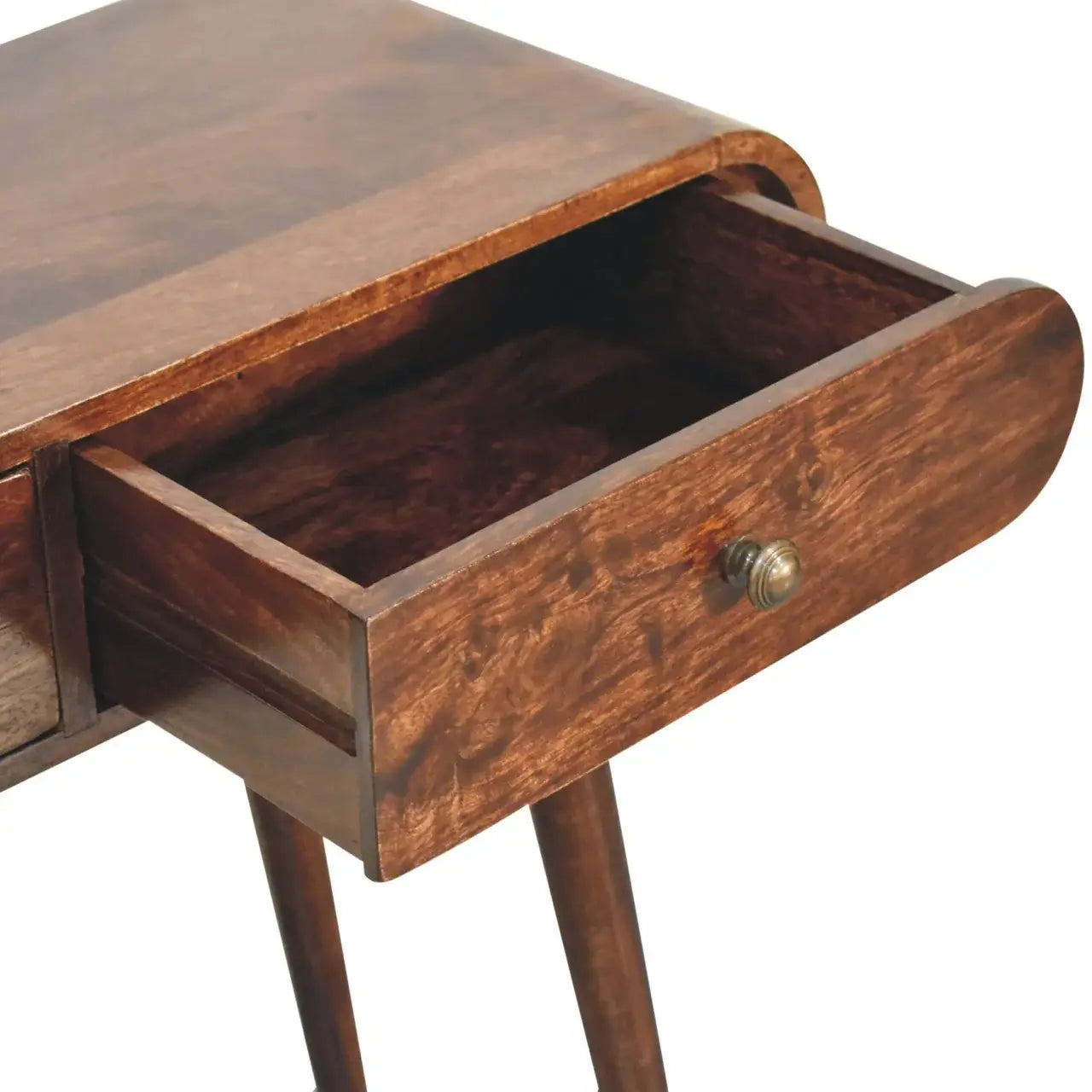 Artisan Furniture California Walnut Curved Edge Console Table - Artisan Furniture - Flyclothing LLC