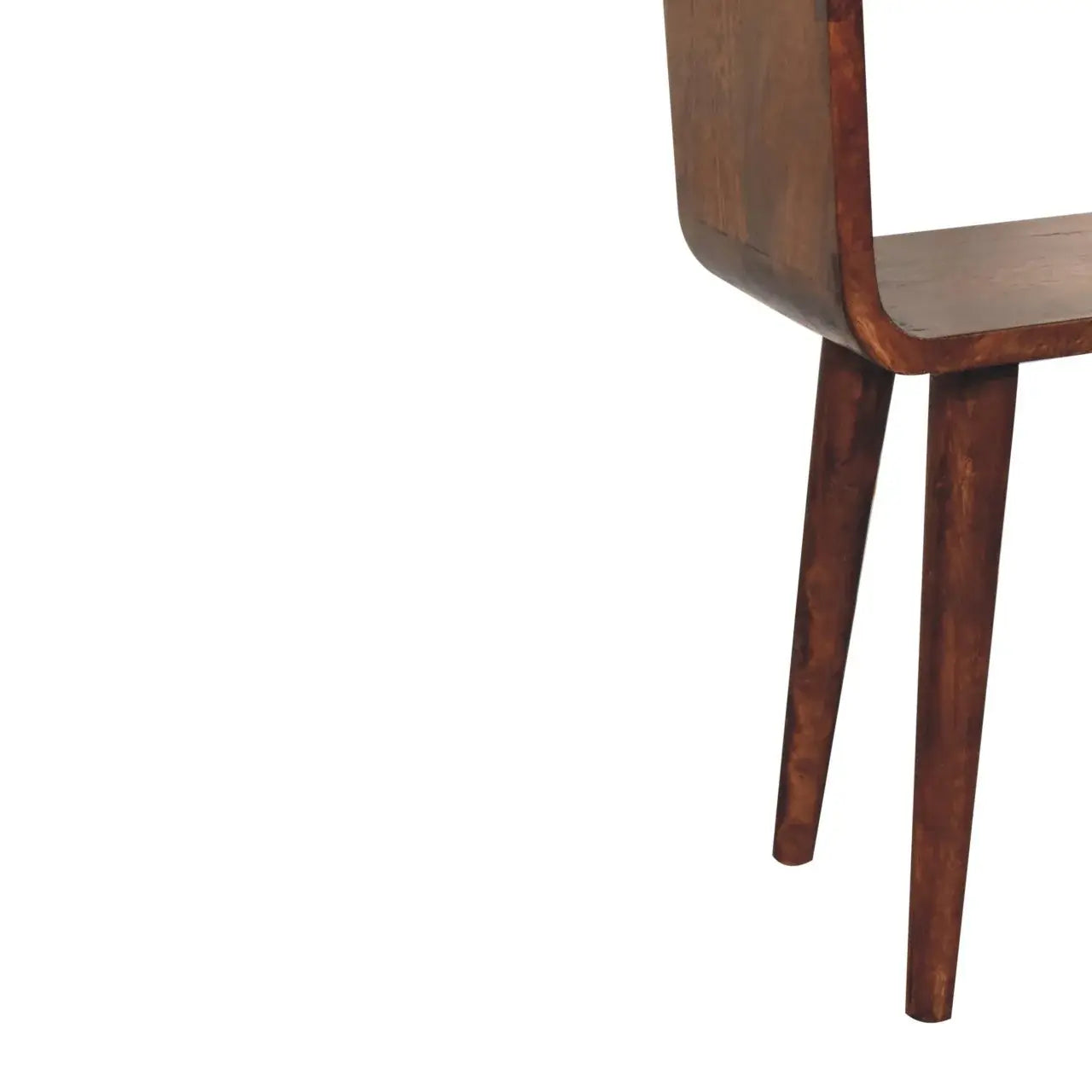 Artisan Furniture Mini Honey Caramel Curved Open Bedside - Artisan Furniture - Flyclothing LLC