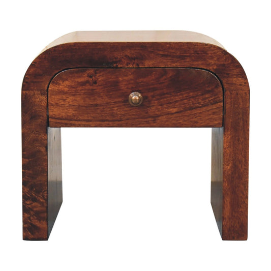 Artisan Furniture California Walnut Disc Bedside