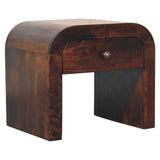 Artisan Furniture California Walnut Disc Bedside - Artisan Furniture - Flyclothing LLC