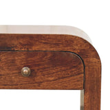 Artisan Furniture California Walnut Disc Bedside - Artisan Furniture - Flyclothing LLC
