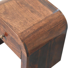 Artisan Furniture California Walnut Disc Bedside