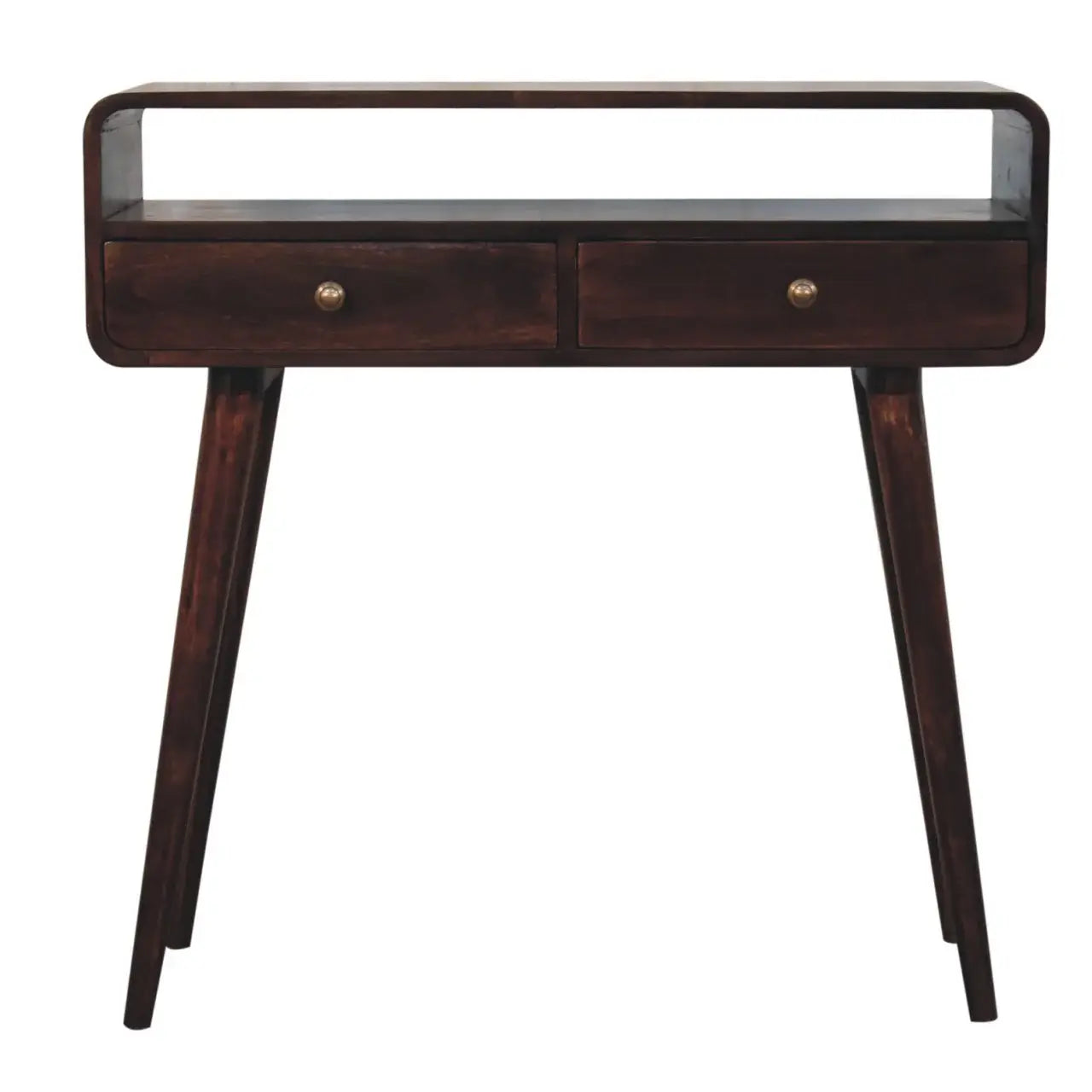 Artisan Furniture Curved California Walnut Console Table - Artisan Furniture - Flyclothing LLC