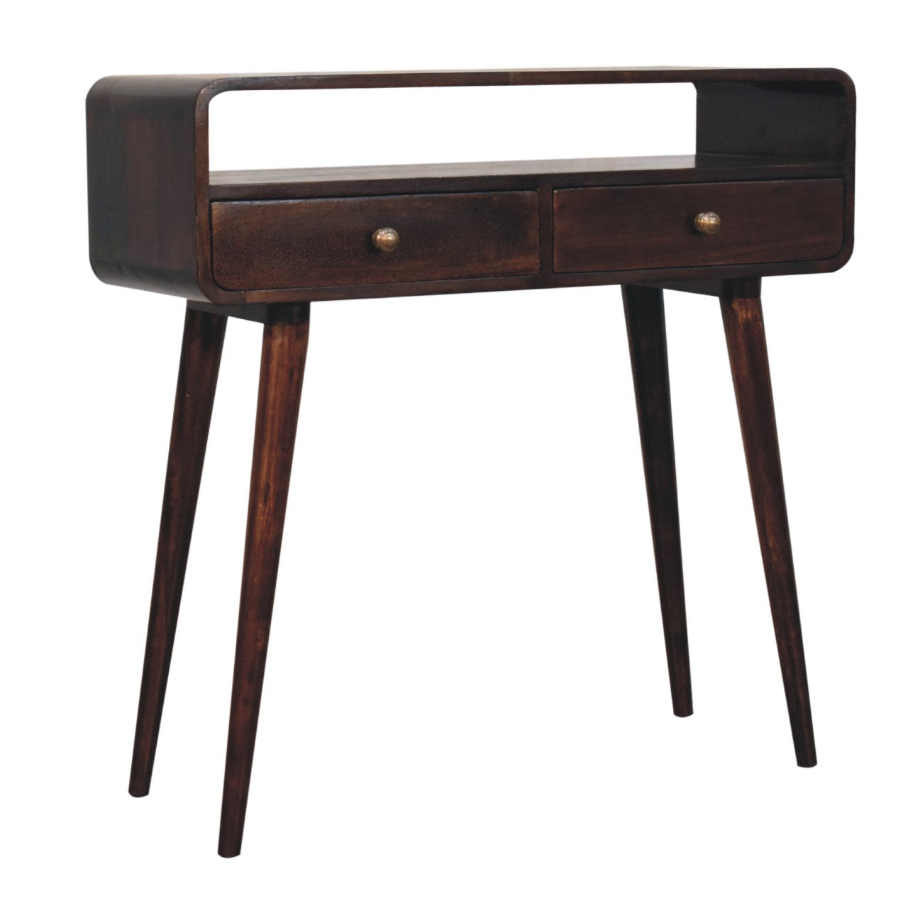 Artisan Furniture Curved California Walnut Console Table - Artisan Furniture - Flyclothing LLC