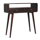 Artisan Furniture Curved California Walnut Console Table - Artisan Furniture - Flyclothing LLC