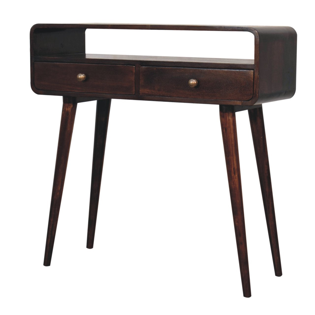 Artisan Furniture Curved California Walnut Console Table - Artisan Furniture - Flyclothing LLC