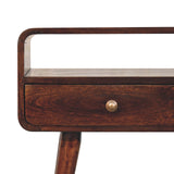 Artisan Furniture Curved California Walnut Console Table - Artisan Furniture - Flyclothing LLC