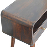 Artisan Furniture Curved California Walnut Console Table - Artisan Furniture - Flyclothing LLC