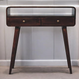Artisan Furniture Curved California Walnut Console Table - Artisan Furniture - Flyclothing LLC