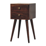 Artisan Furniture Mini 2 DrawerCalifornia Walnut Bedside - Artisan Furniture
