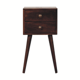 Artisan Furniture Mini 2 DrawerCalifornia Walnut Bedside - Artisan Furniture - Flyclothing LLC