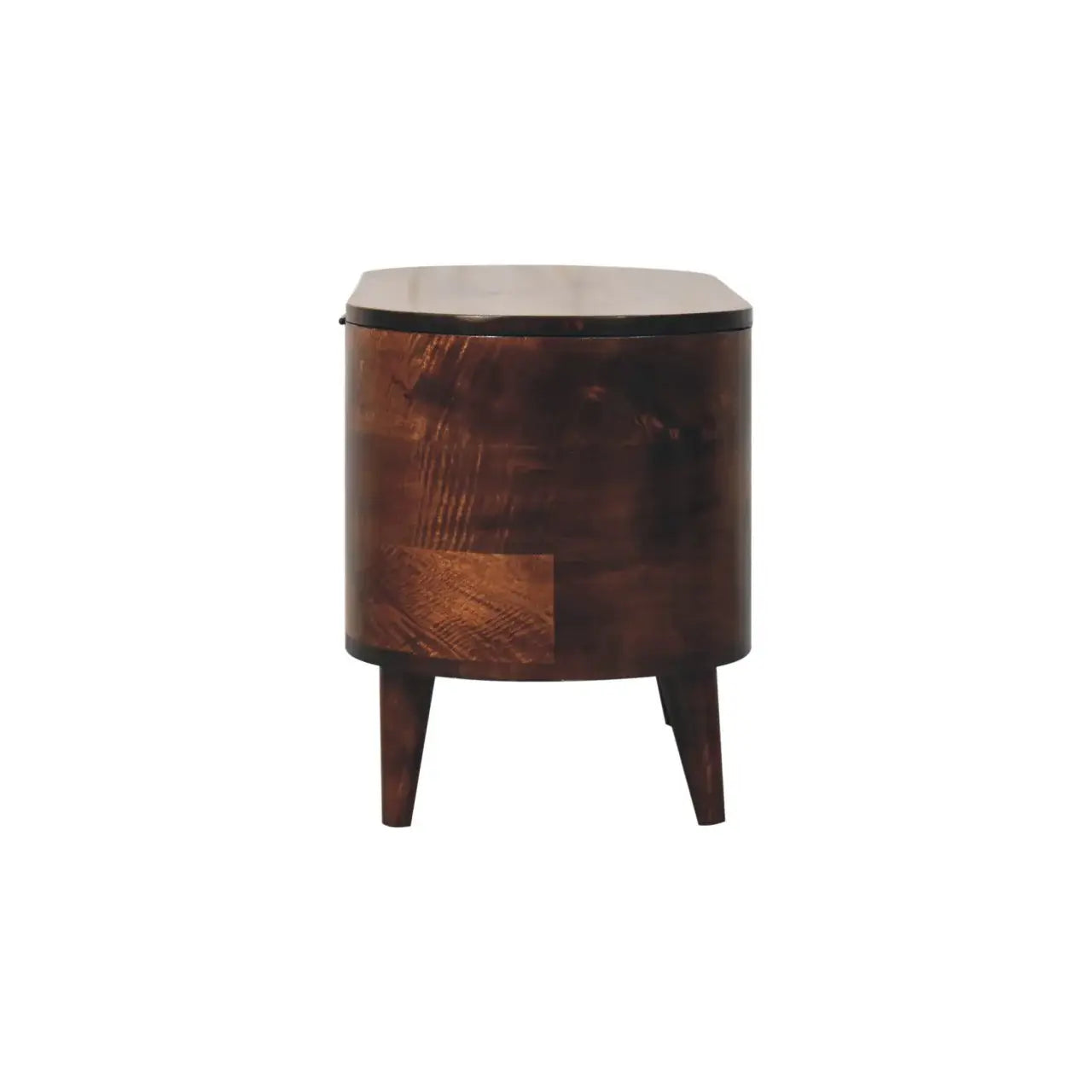 Artisan Furniture California Walnut Rounded Lid up Blanket Box - Artisan Furniture - Flyclothing LLC