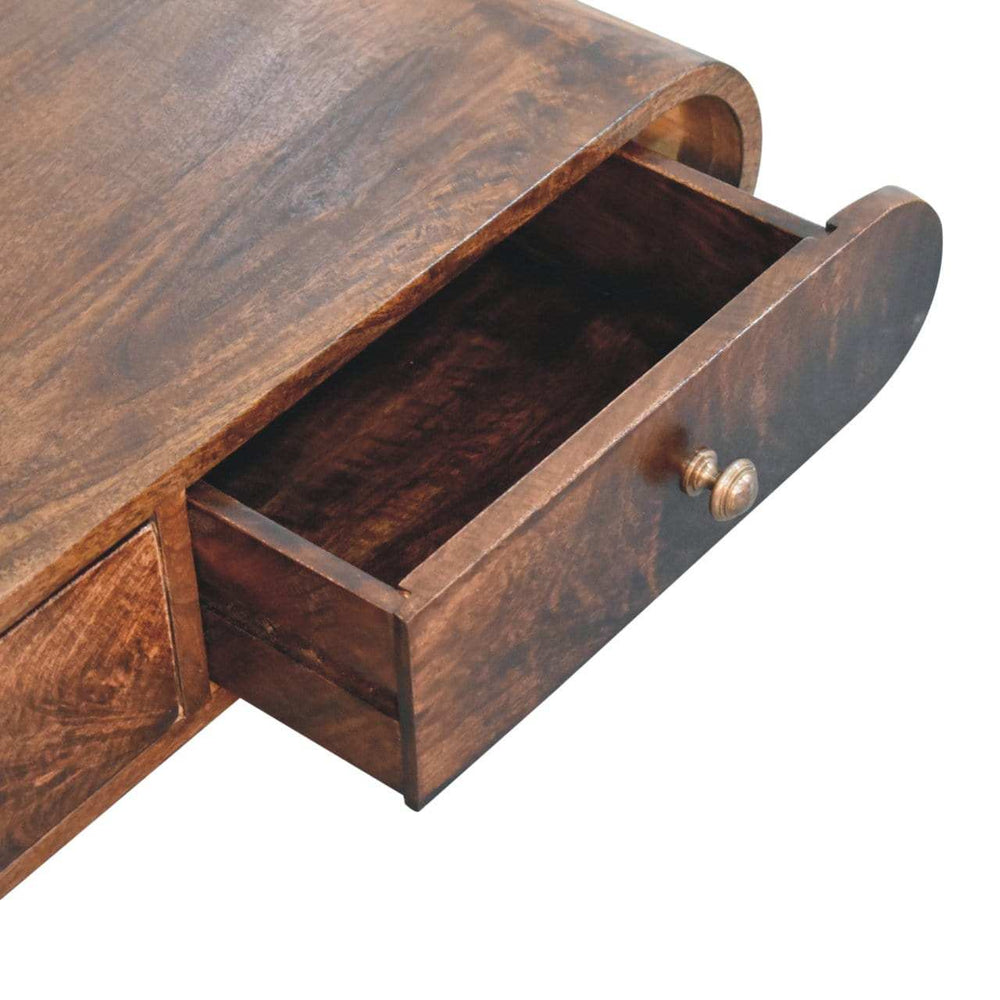 Artisan Furniture Wall Mounted California Walnut Console Table - Artisan Furniture - Flyclothing LLC