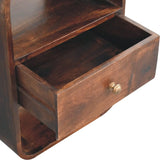 Artisan Furniture California Walnut Curved Edge Bedside - Artisan Furniture - Flyclothing LLC