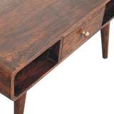 Artisan Furniture Curved California Walnut Coffee Table - Artisan Furniture - Flyclothing LLC