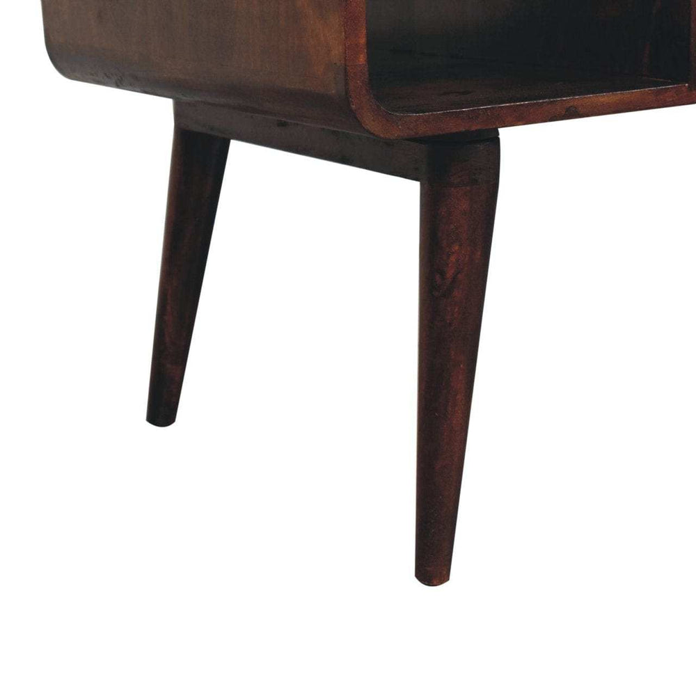 Artisan Furniture Curved California Walnut Coffee Table - Artisan Furniture - Flyclothing LLC