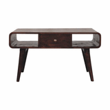 Artisan Furniture Curved California Walnut Coffee Table - Artisan Furniture - Flyclothing LLC