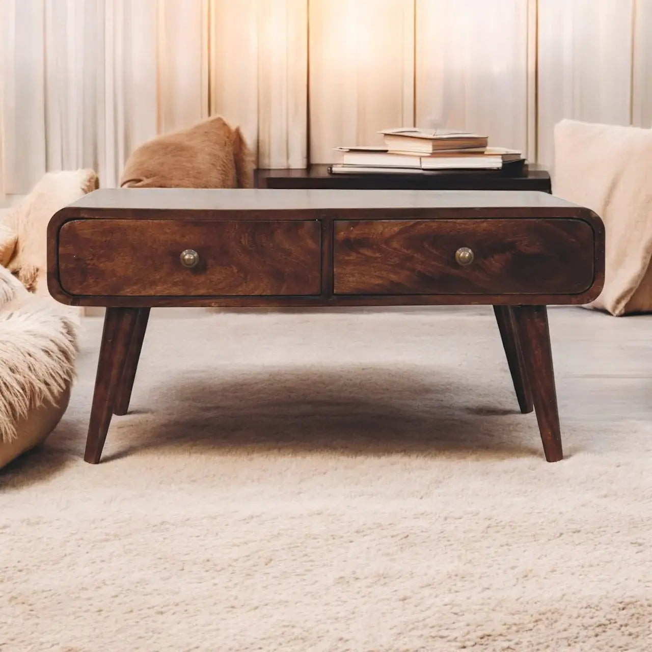 Artisan Furniture California Walnut Sonata Coffee Table - Artisan Furniture - Flyclothing LLC