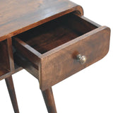 Artisan Furniture Curved California Walnut Writing Desk - Artisan Furniture - Flyclothing LLC