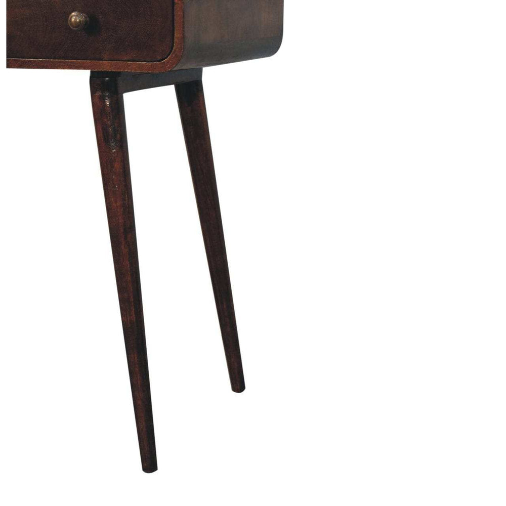 Artisan Furniture Curved California Walnut Writing Desk - Artisan Furniture - Flyclothing LLC