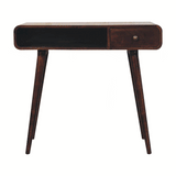 Artisan Furniture Curved California Walnut Writing Desk - Artisan Furniture - Flyclothing LLC