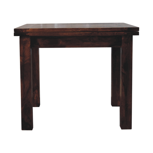 California Walnut Extendable Butterfly Dining Table - Artisan Furniture - Flyclothing LLC