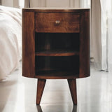 Artisan Furniture Cortez California Walnut Bedside - Artisan Furniture - Flyclothing LLC
