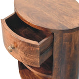 Artisan Furniture Cortez California Walnut Bedside - Artisan Furniture - Flyclothing LLC