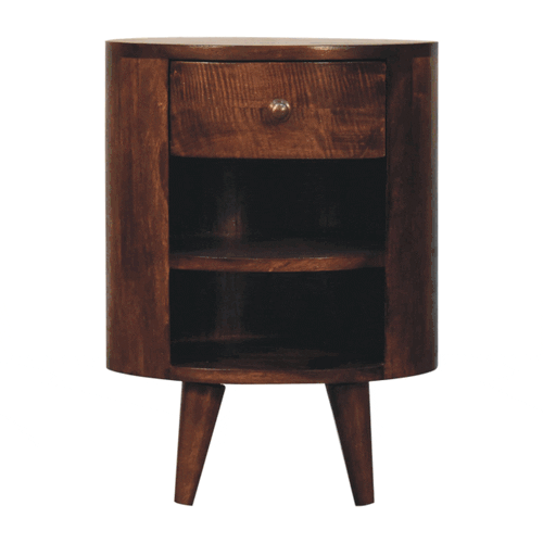 Artisan Furniture Cortez California Walnut Bedside - Artisan Furniture - Flyclothing LLC