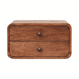 Artisan Furniture Honey Caramel 2 Drawer Floating Bedside - Artisan Furniture - Flyclothing LLC
