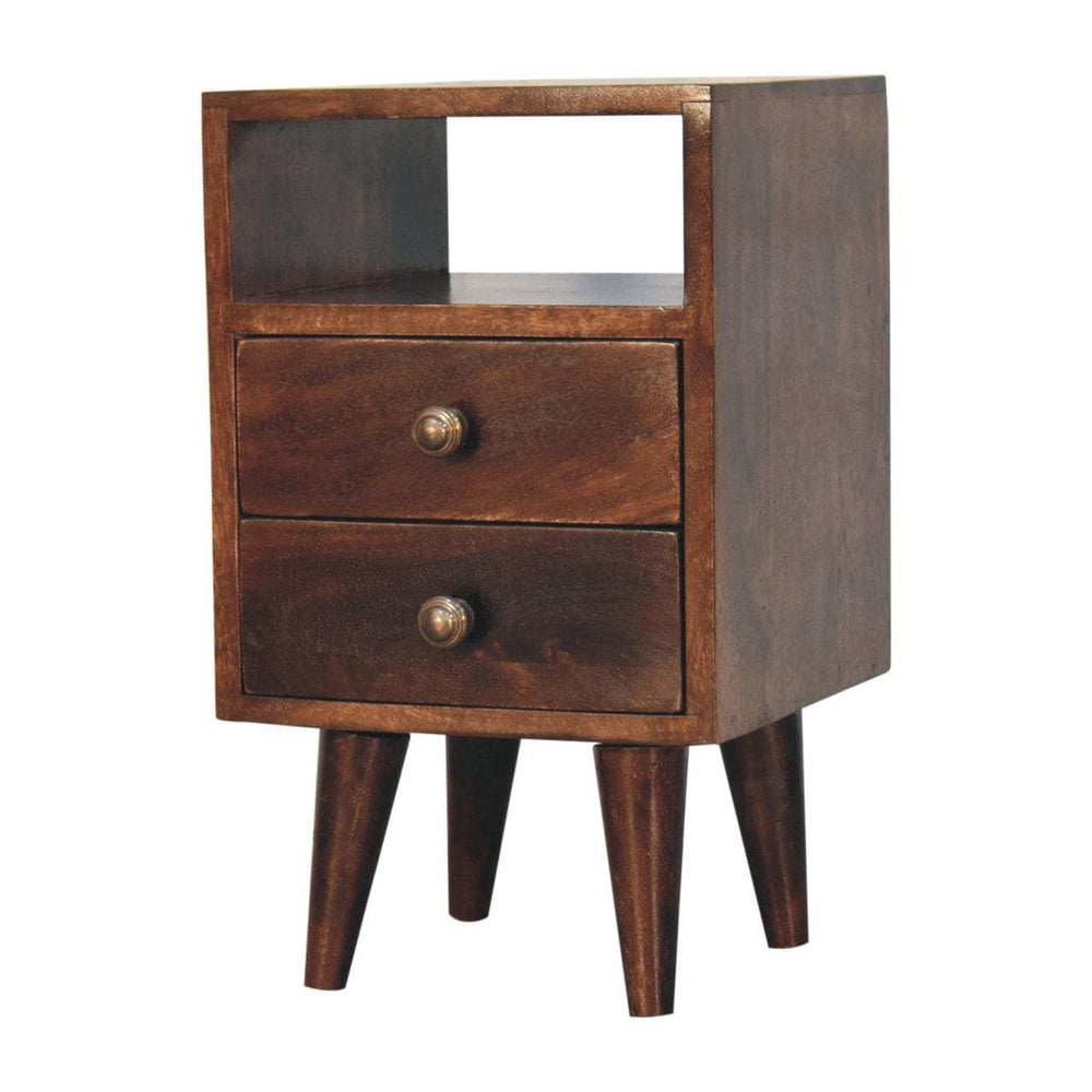 Artisan Furniture Mini Classic California Walnut Bedside - Artisan Furniture - Flyclothing LLC
