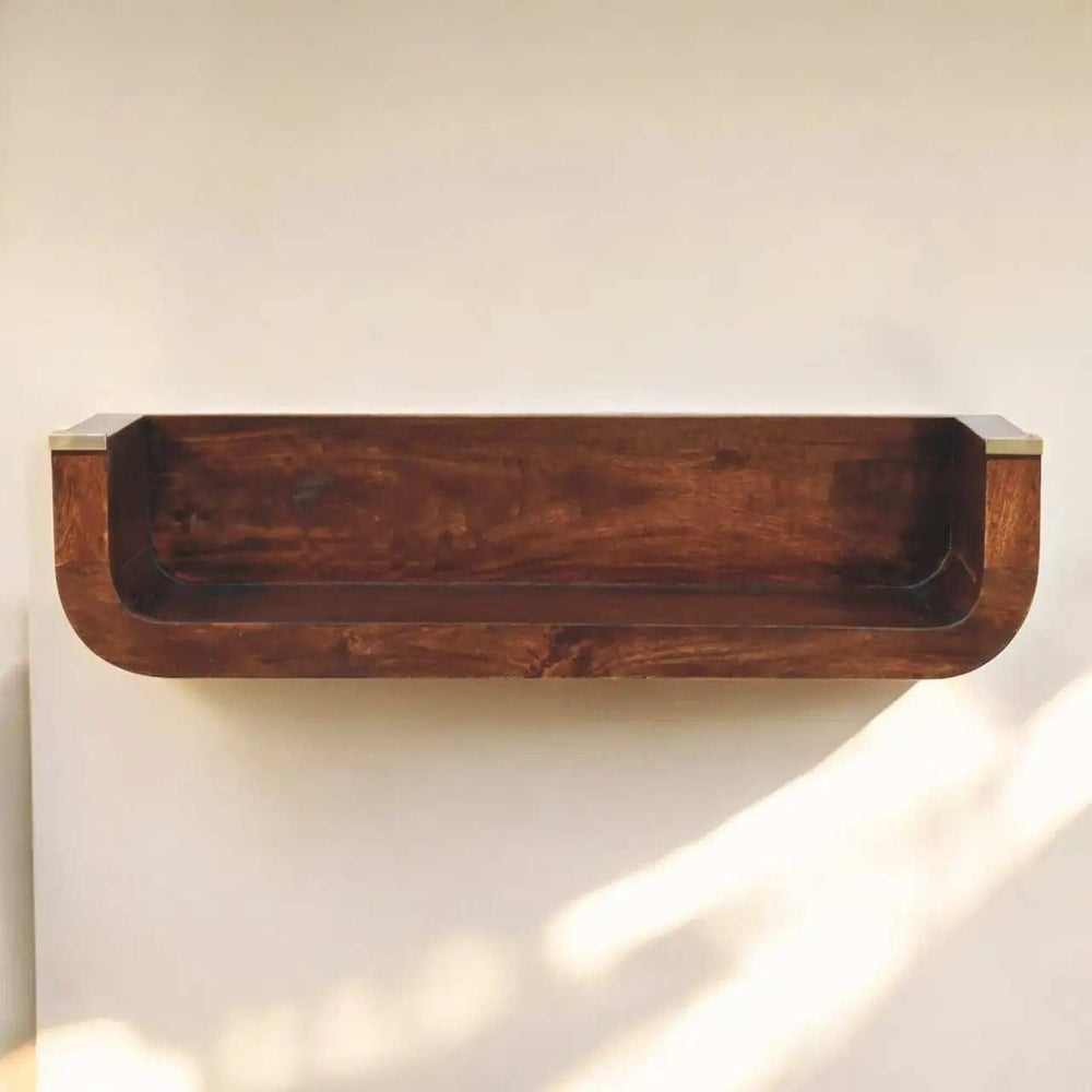 Artisan Furniture Indira California Walnut Floating Console Table - Artisan Furniture - Flyclothing LLC