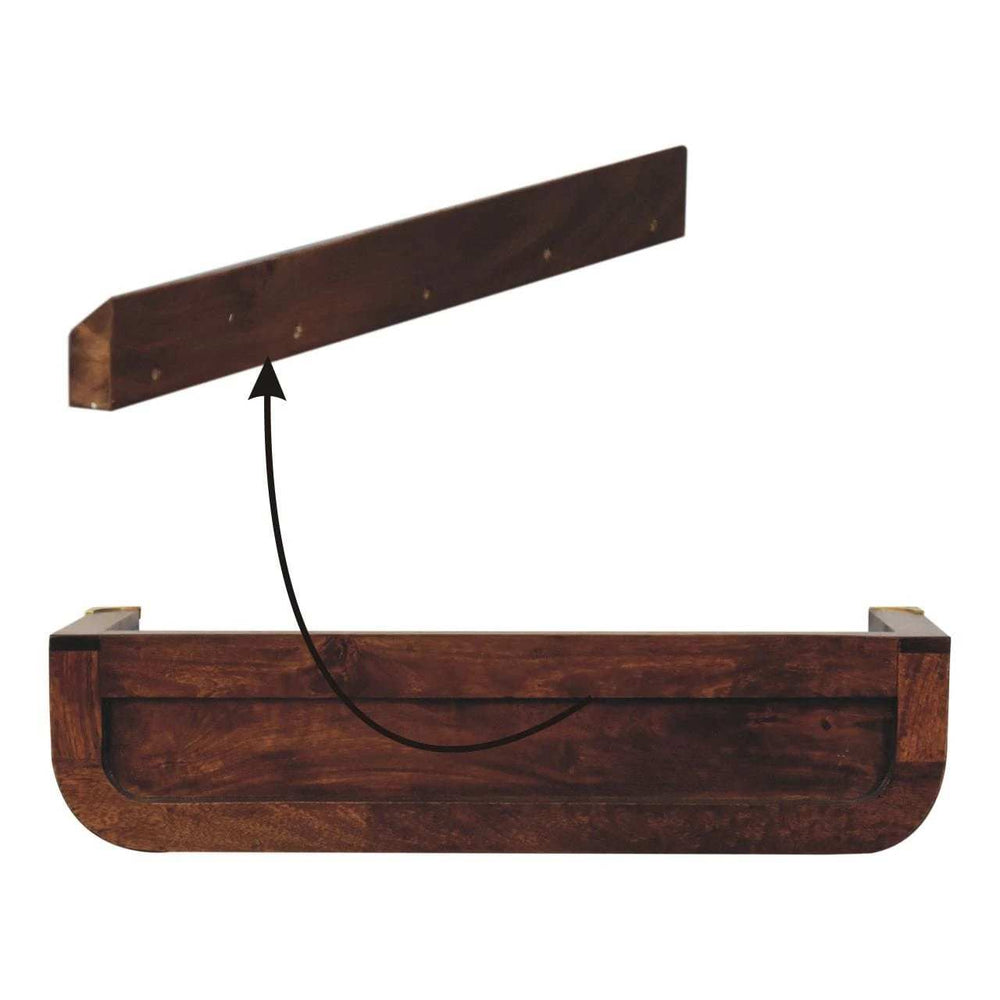 Artisan Furniture Indira California Walnut Floating Console Table - Artisan Furniture - Flyclothing LLC